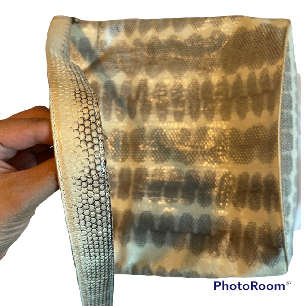 Salvatore Ferragamo Snakeskin Python Leather Tote… - image 2